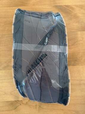 Jakcuz Men's Quilted Winter Snow Boots Slip-On Warm Fur Lined Outdoor Shoes Size